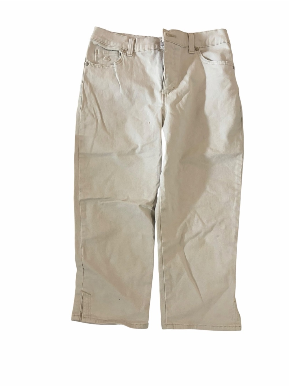 Gloria Vanderbilt Light Beige Slimming Effect Pants - Picture 2 of 8